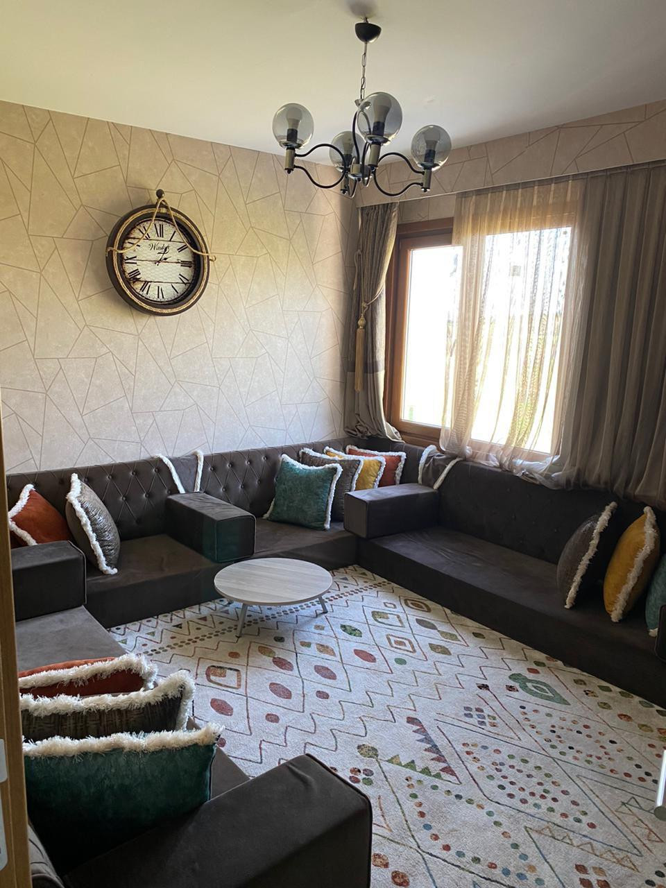 3 bedrooms and a living room