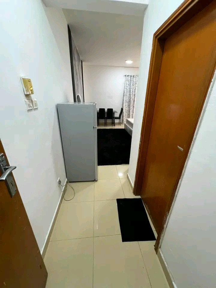 First tenant: room, bathroom, and balcony