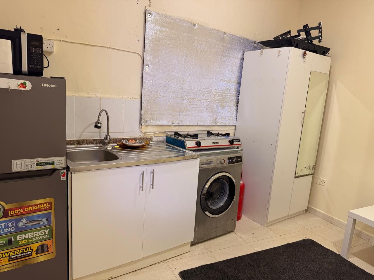 Smallest studio in Ajman, second row from the Corniche