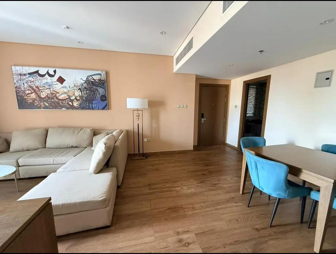 The most stylish and elegant furnished two-bedroom apartment with a living room for annual rent in Al Taawun area, Sharjah