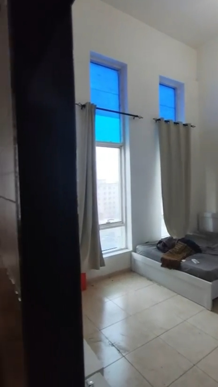 Studio in a luxury tower with an open view