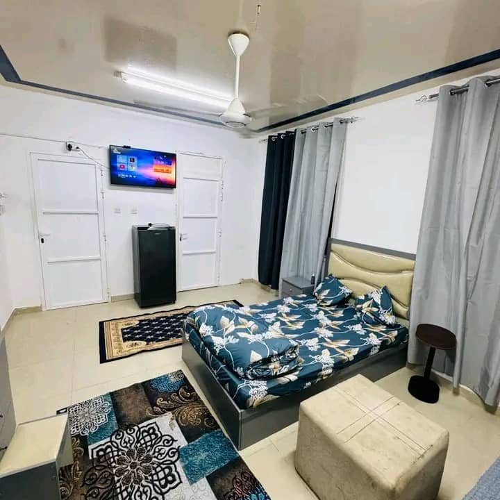 Studio apartment with one room and bathroom, first occupancy