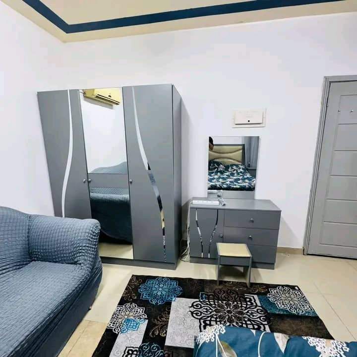 Studio apartment with one room and bathroom, first occupancy