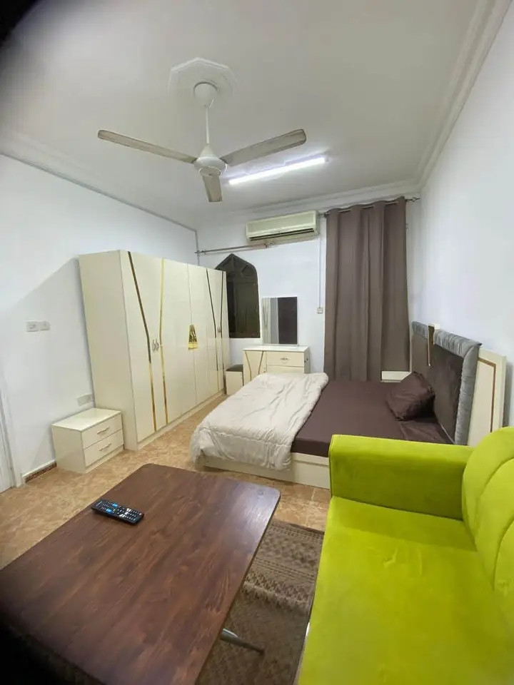 Studio apartment with room, bathroom, and kitchen. First occupancy.