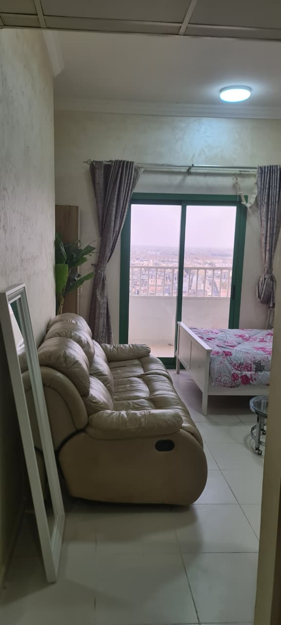 Studio apartment for rent in Ajman, Smart Tower, fully furnished