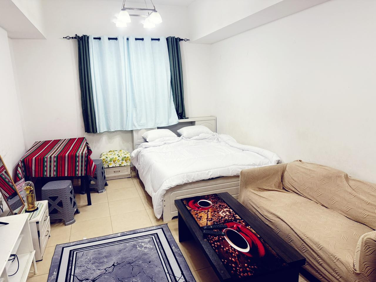 Studio for rent, separate kitchen