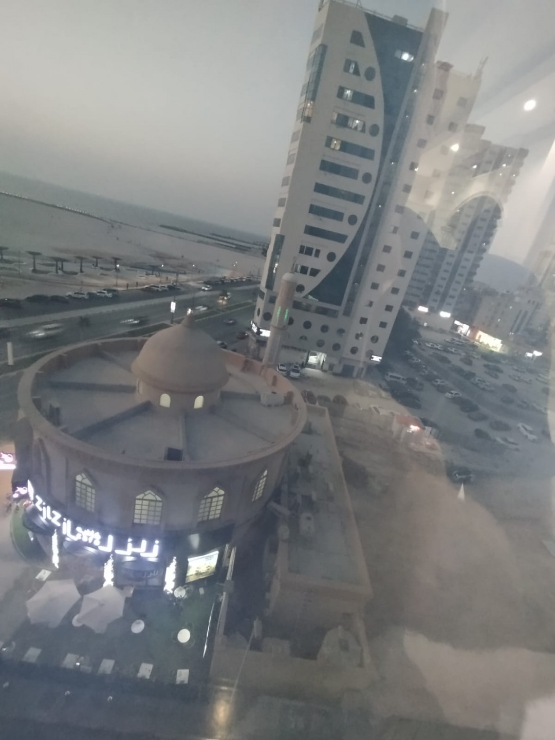 Furnished studio apartment with hotel-style furniture on Ajman Corniche