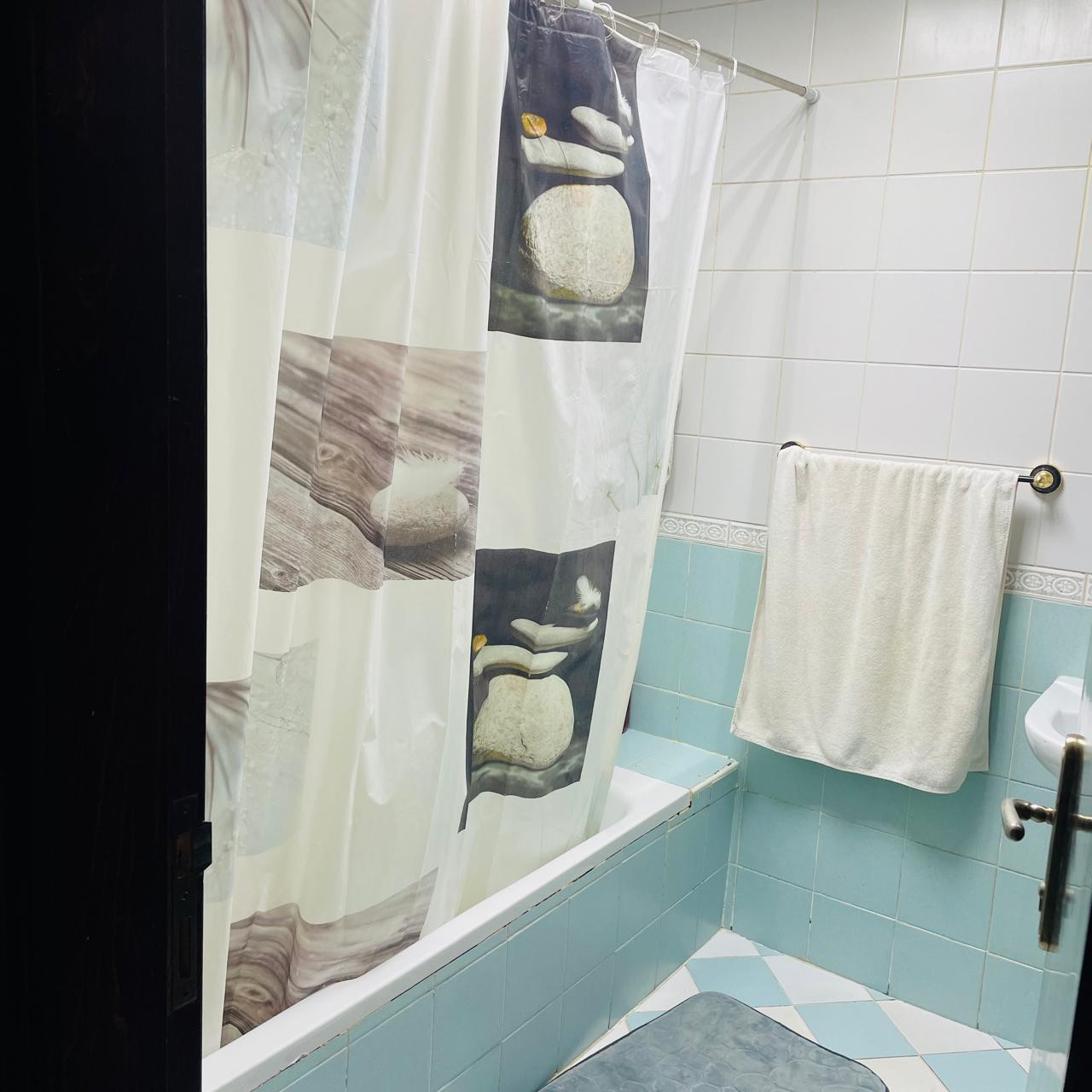 Furnished studio apartment with clean furnishings and ample space in a family building in Al Nasiriyah, Sharjah
