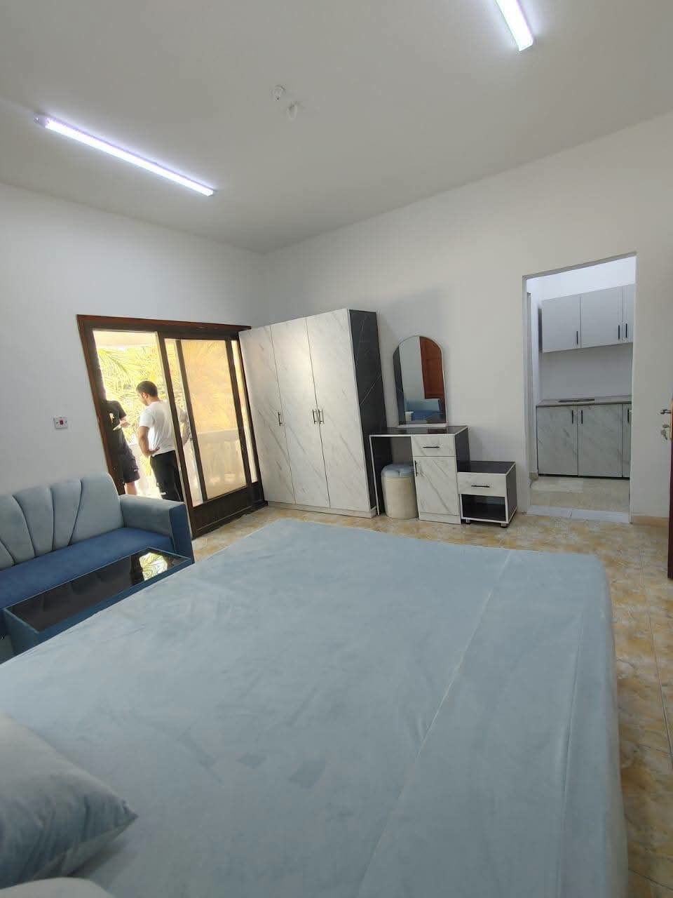 New furnished studio apartment in Al Sarouj neighborhood