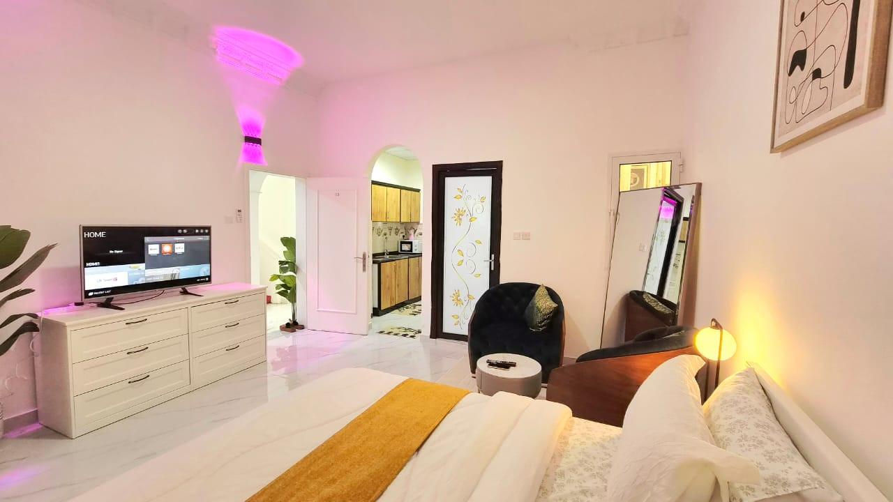 Furnished studio for rent in Abu Dhabi, Khalifa