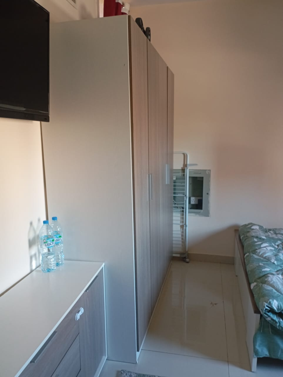 Furnished studio apartment in Al Nakheel area, near Ajman Corniche
