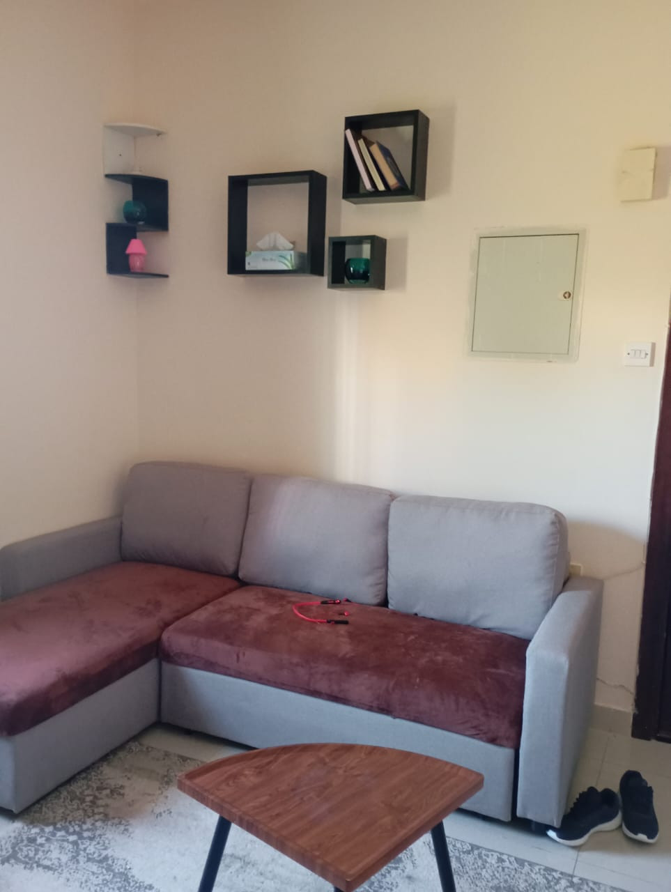 Furnished studio apartment in Al Nakheel area, near Ajman Corniche
