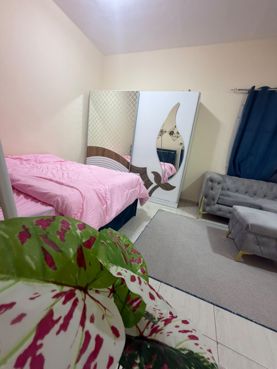 Furnished studio with separate kitchen