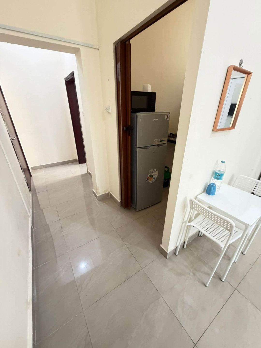 Furnished studio apartment, first floor