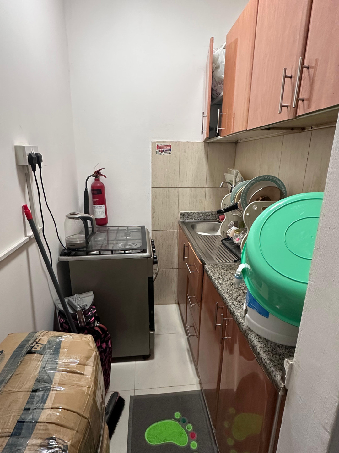 Al-Hamidiyah Studio with balcony and kitchen