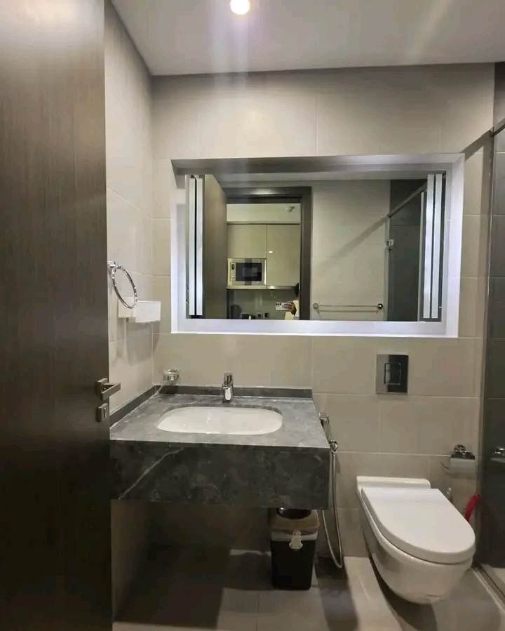 Studio with sea and city views