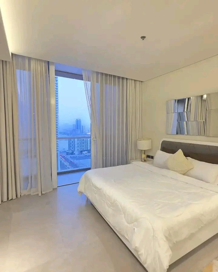 Studio with sea and city views