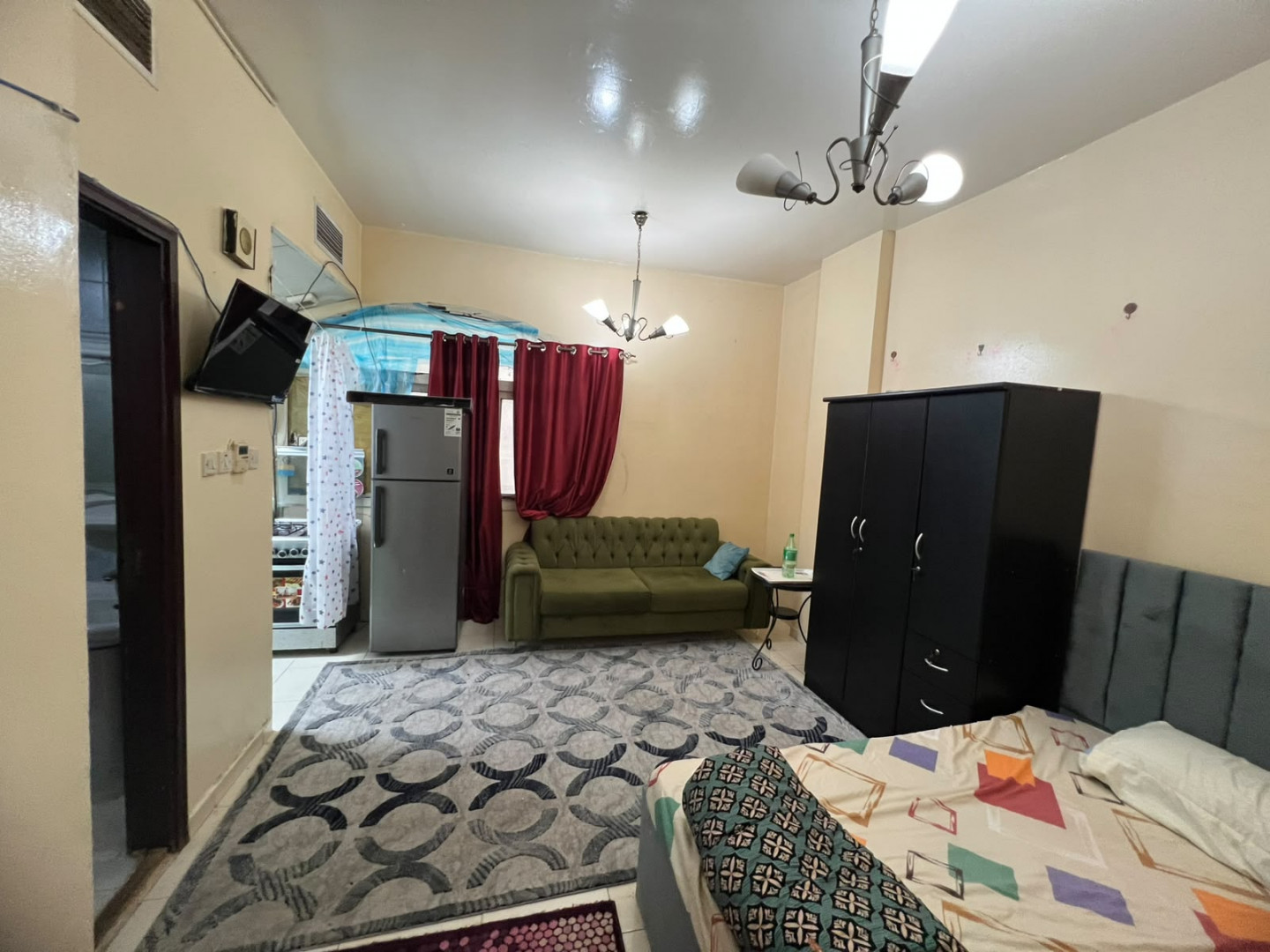 Studio apartment in Al-Naba'a, clean furnishings