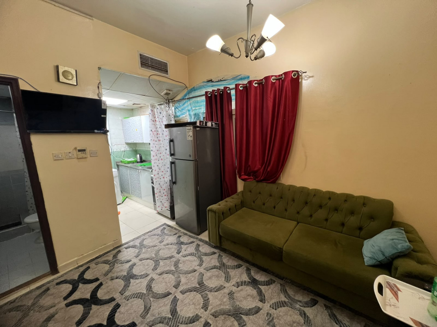 Studio apartment in Al-Naba'a, clean furnishings