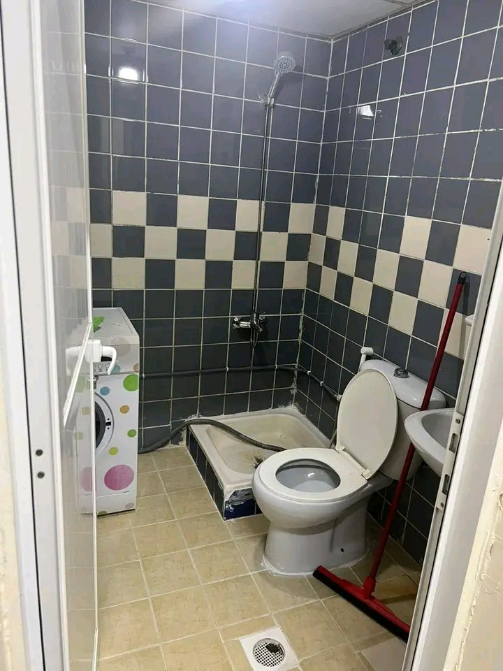 A very clean, fully furnished studio apartment.