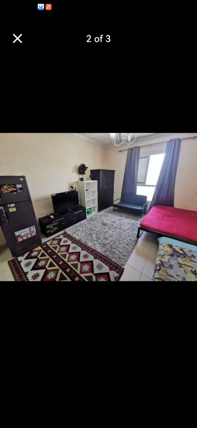 Furnished studio apartment, clean furnishings