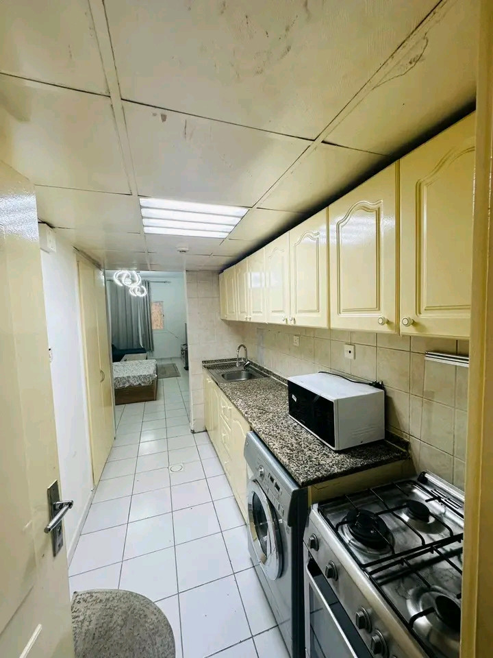 Spacious studio in Al Taawun, furnished with clean furniture