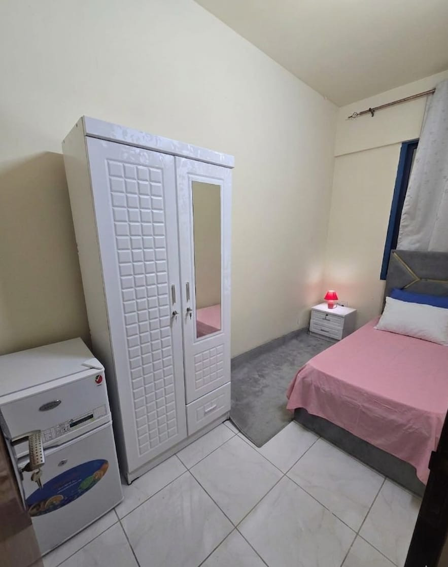 Partitioned girls' apartment