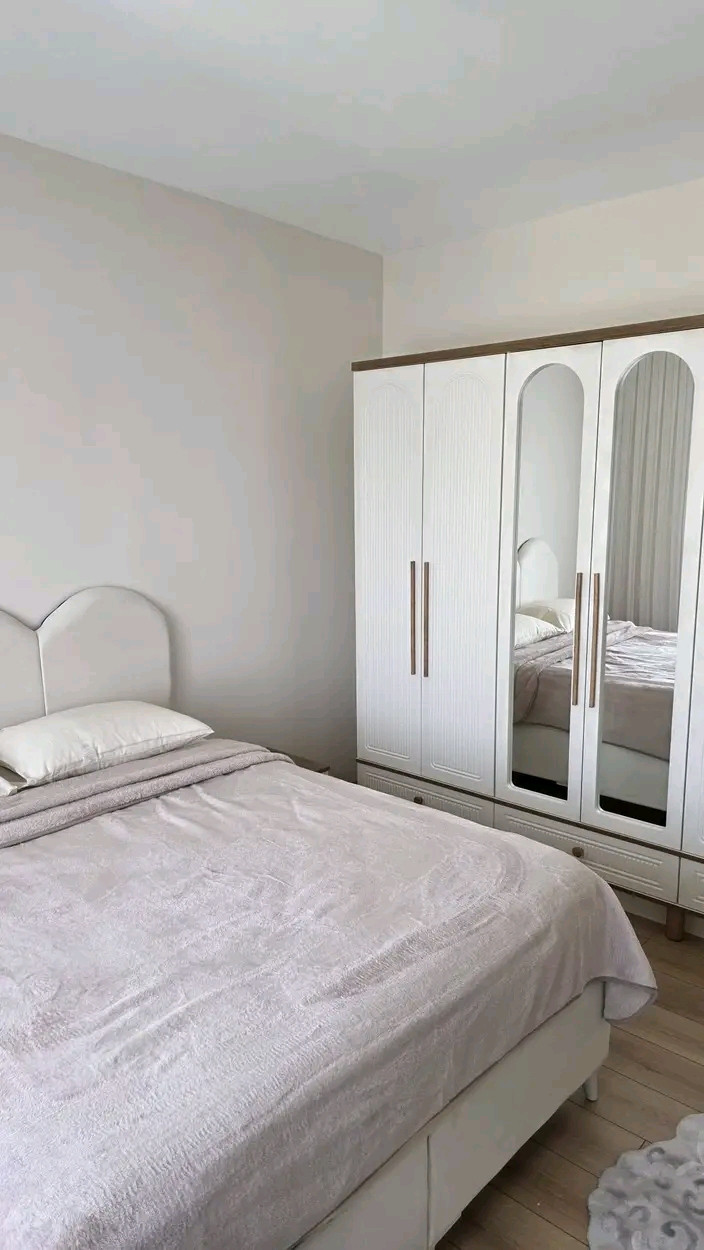 Brand new furniture, first occupancy, furnished two-bedroom apartment with living room.