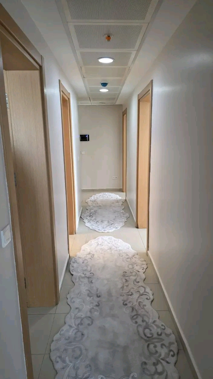 Brand new furniture, first occupancy, furnished two-bedroom apartment with living room.