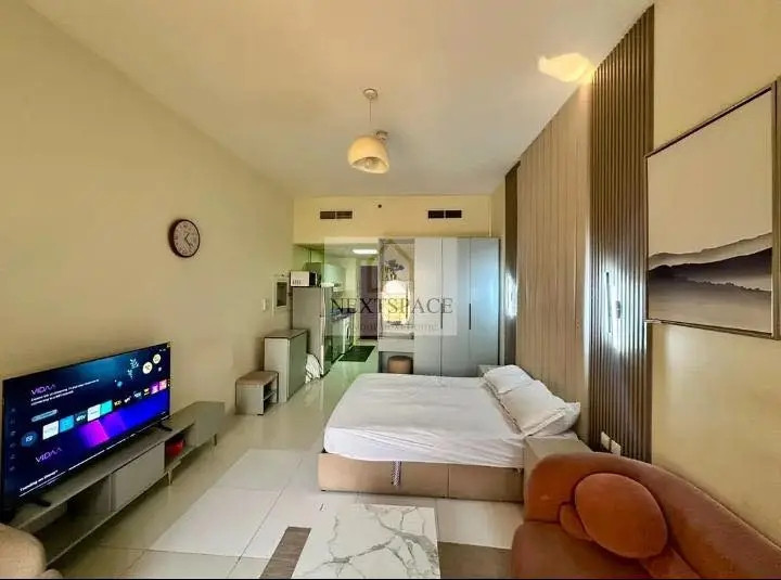 Fully furnished studio apartment available for rent in sport city