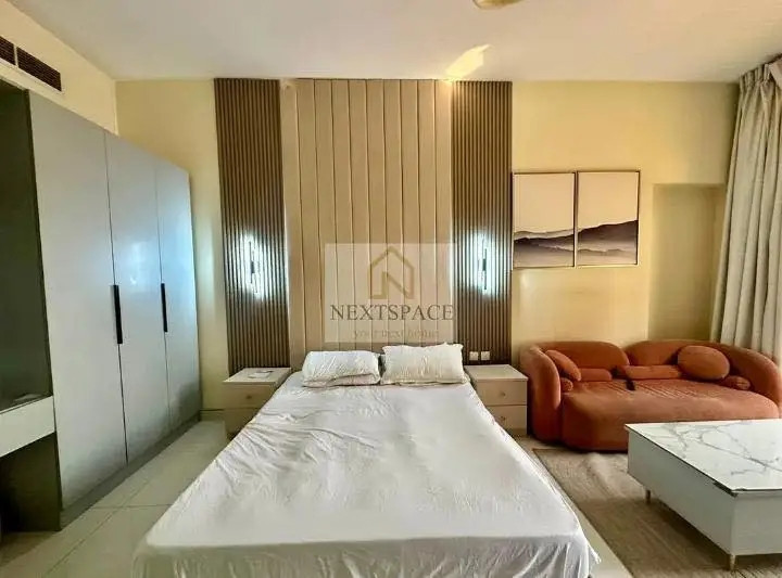 Fully furnished studio apartment available for rent in sport city