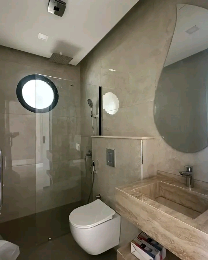A villa with a unique and distinctive design.