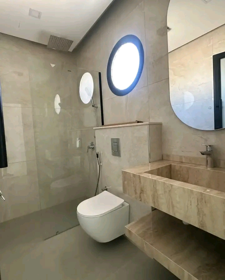 A villa with a unique and distinctive design.