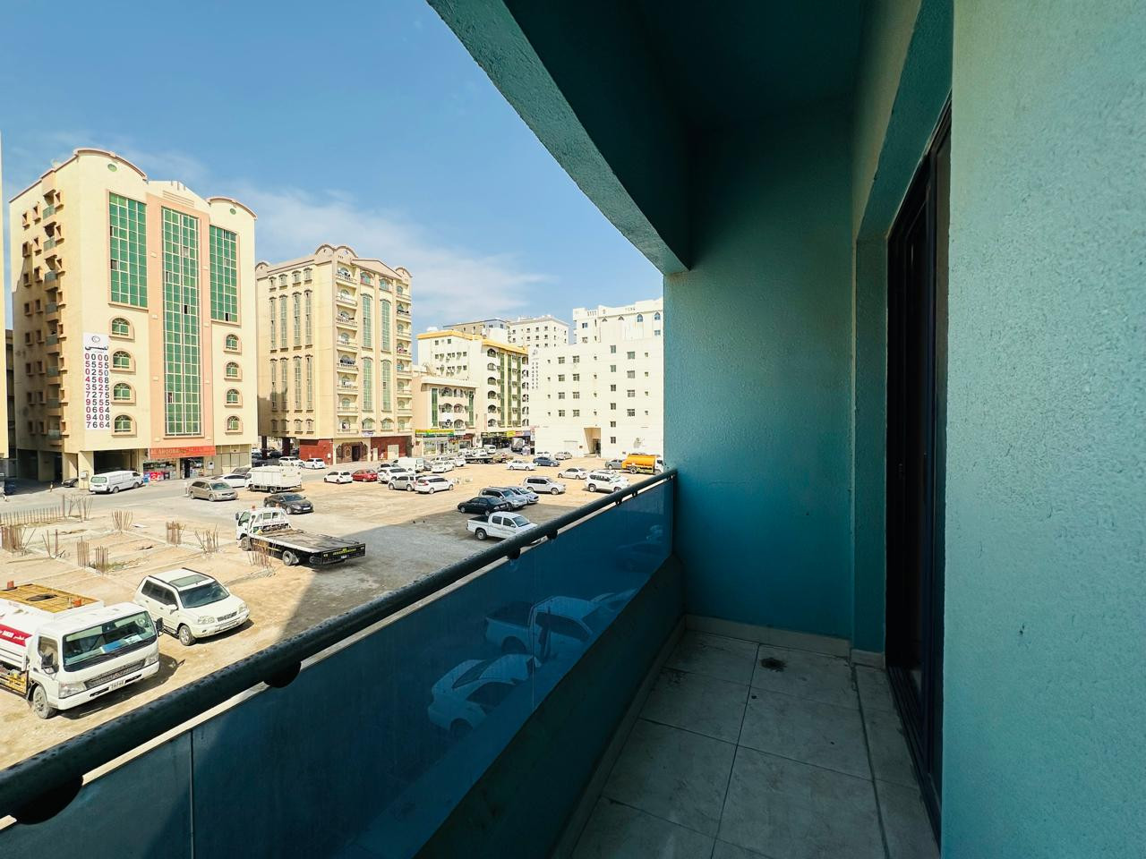 New two-bedroom apartment with a living room, clean furnishings