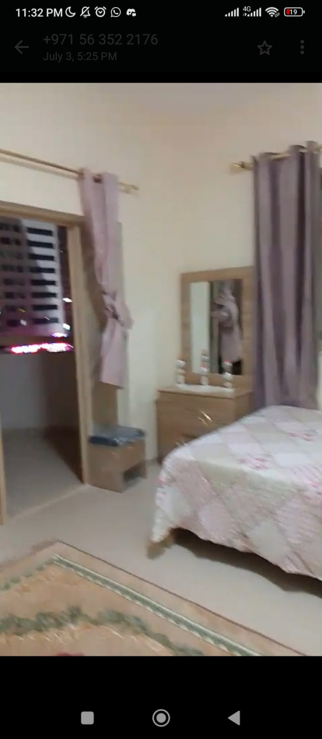 Room with balcony in a family apartment
