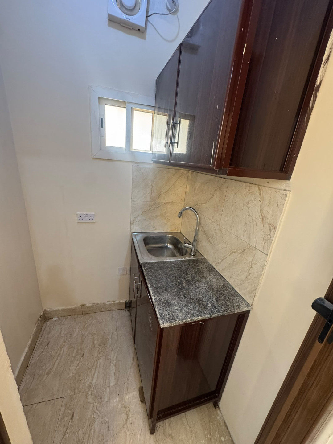 Room with kitchen and bathroom, ground floor