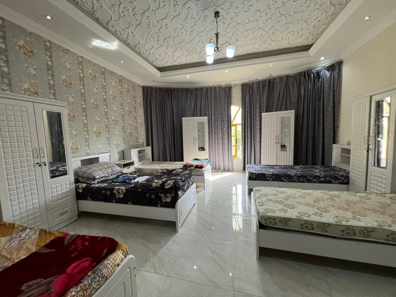 master bedroom with five rooms