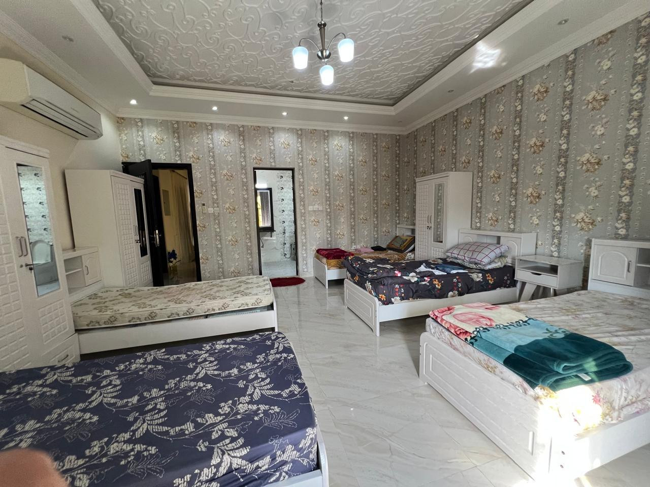 master bedroom with five rooms