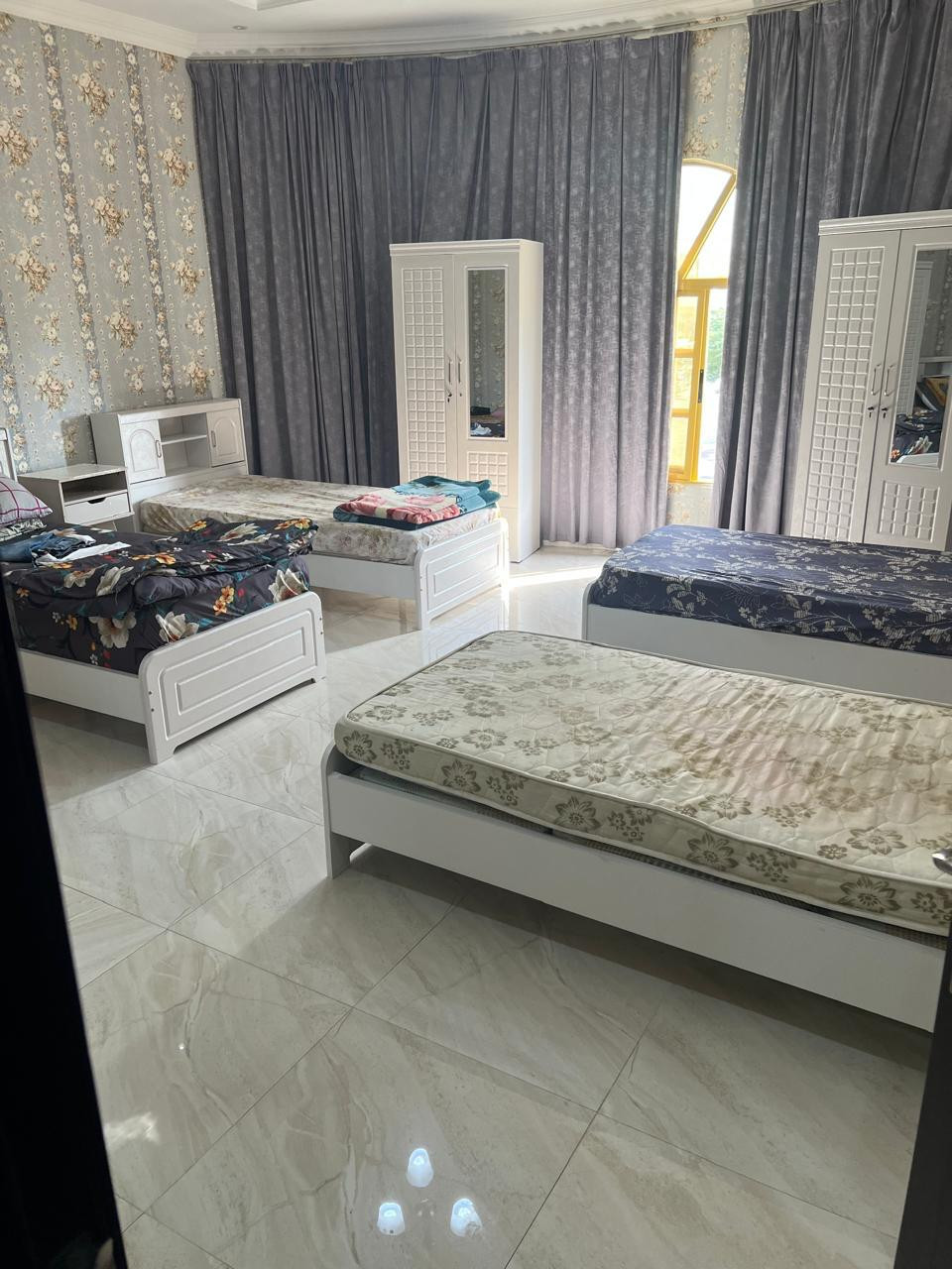master bedroom with five rooms