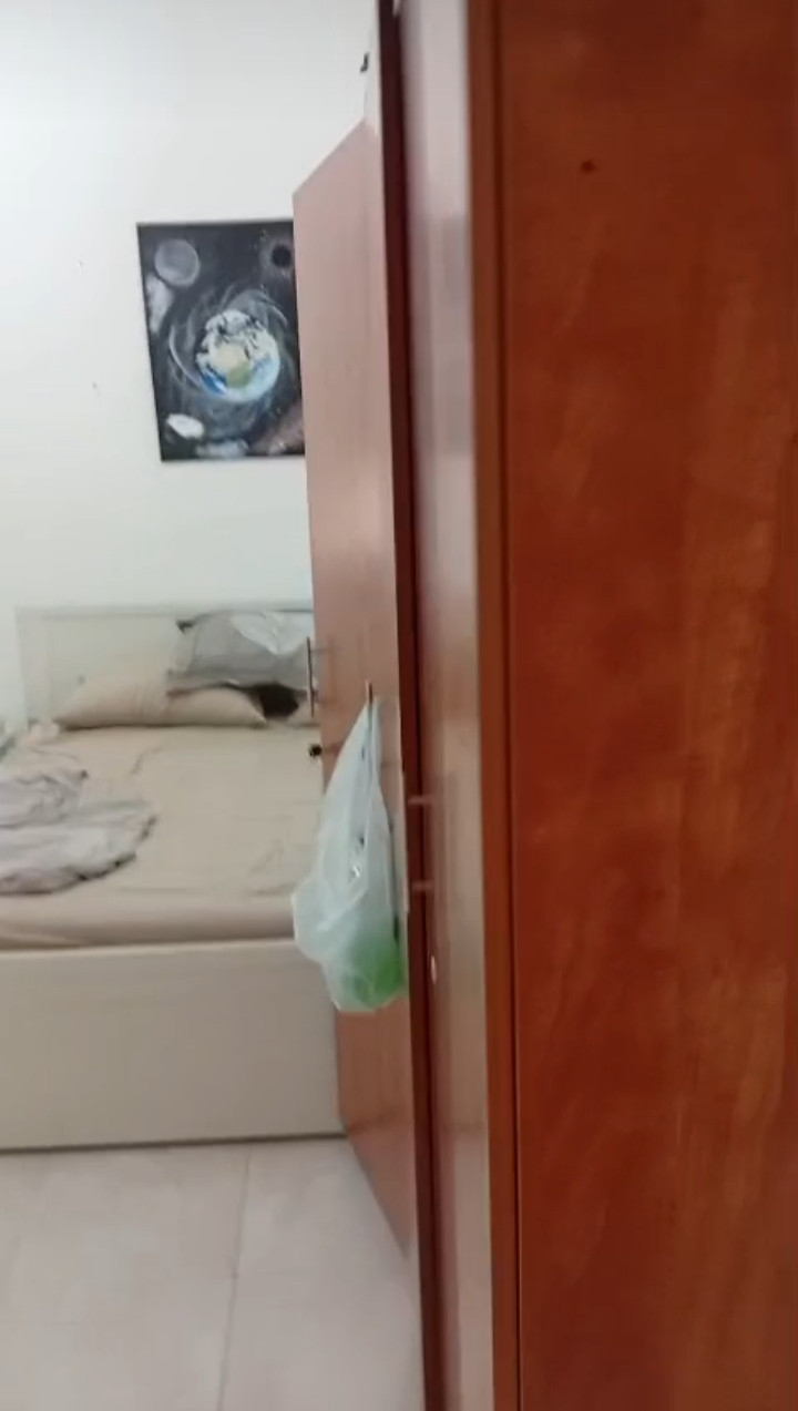 Spacious master bedroom for a young working man or a family