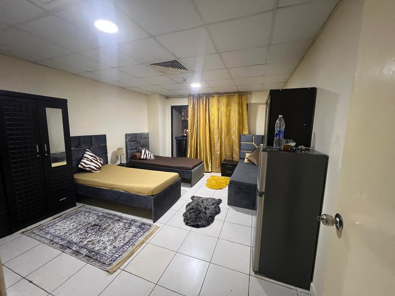 Youth master bedroom with balcony