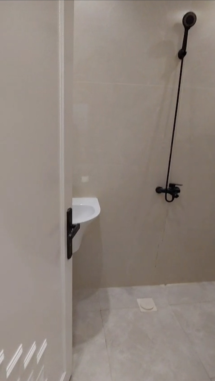 A separate room, bathroom, and kitchen with new air conditioning.