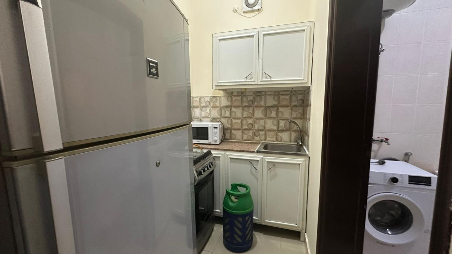 Room and kitchen, furnished, ground floor