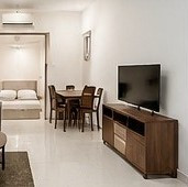 One bedroom and living room, first occupancy in Al Jurf 3
