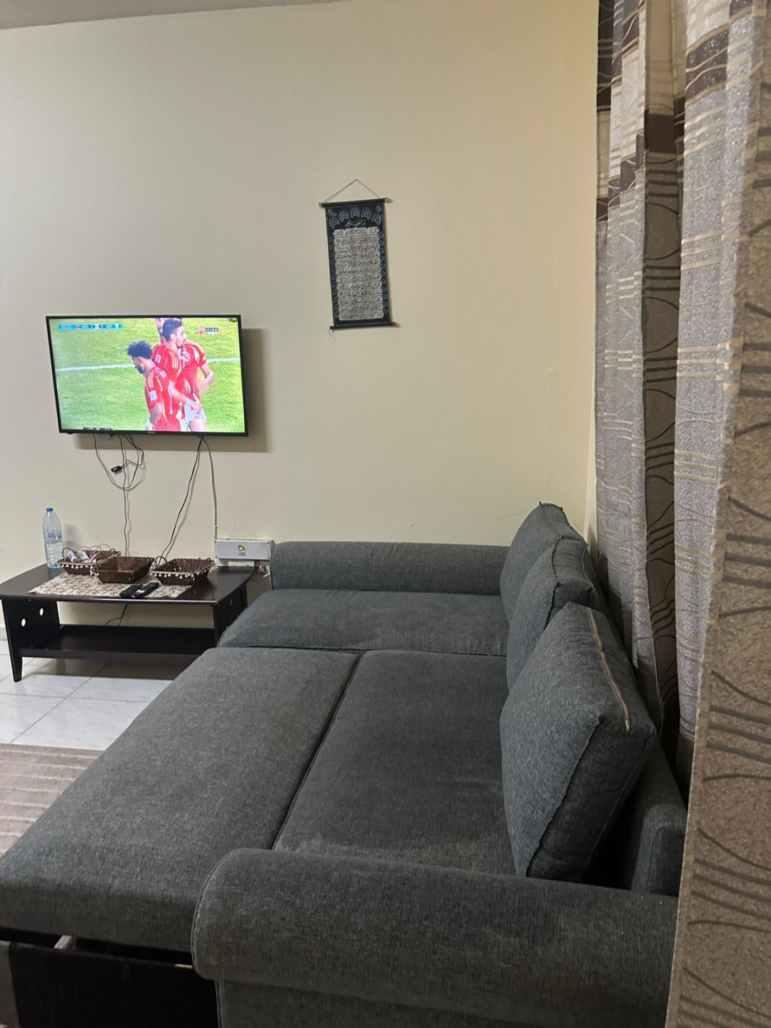 One bedroom and living room with two bathrooms in Al Qasimiya