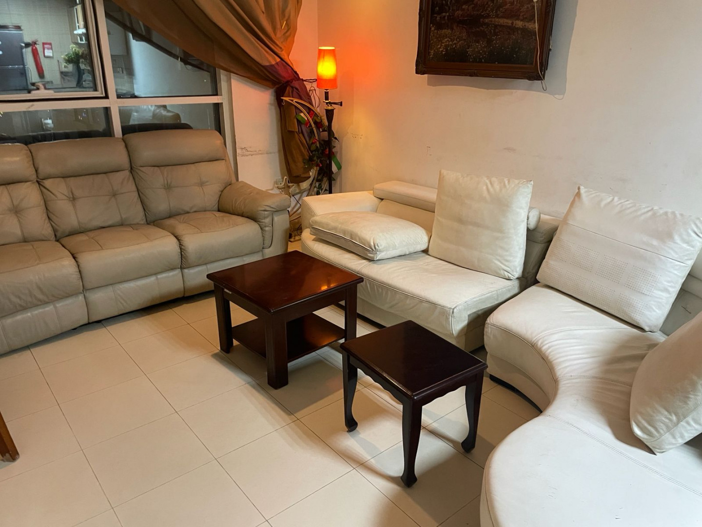 One bedroom and living room in City Towers