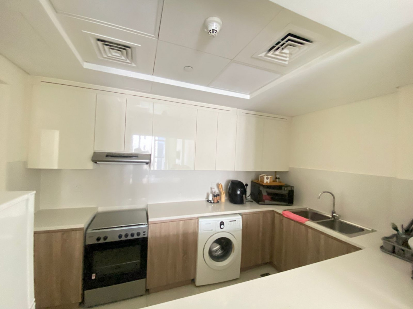 One bedroom and living room, fully furnished, including bills and services.