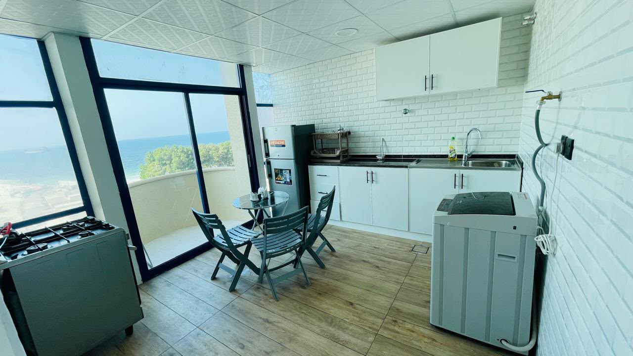 Furnished room and lounge with hotel-style furniture