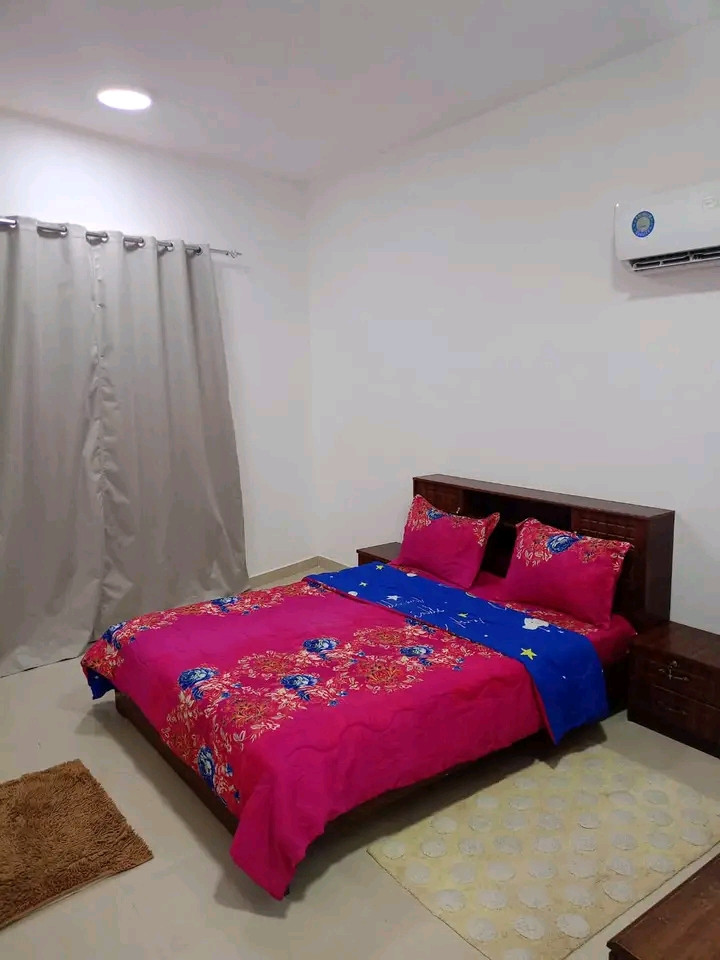 One bedroom and living room, fully furnished