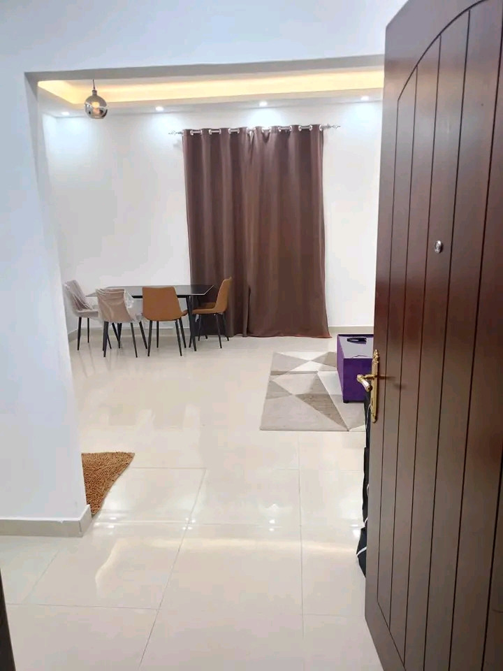 One bedroom and living room, fully furnished